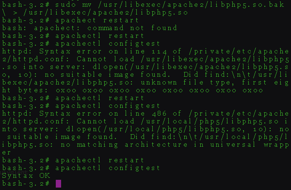 apache errors