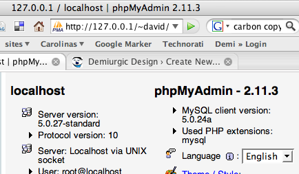php admin