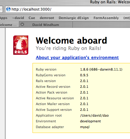 ruby version