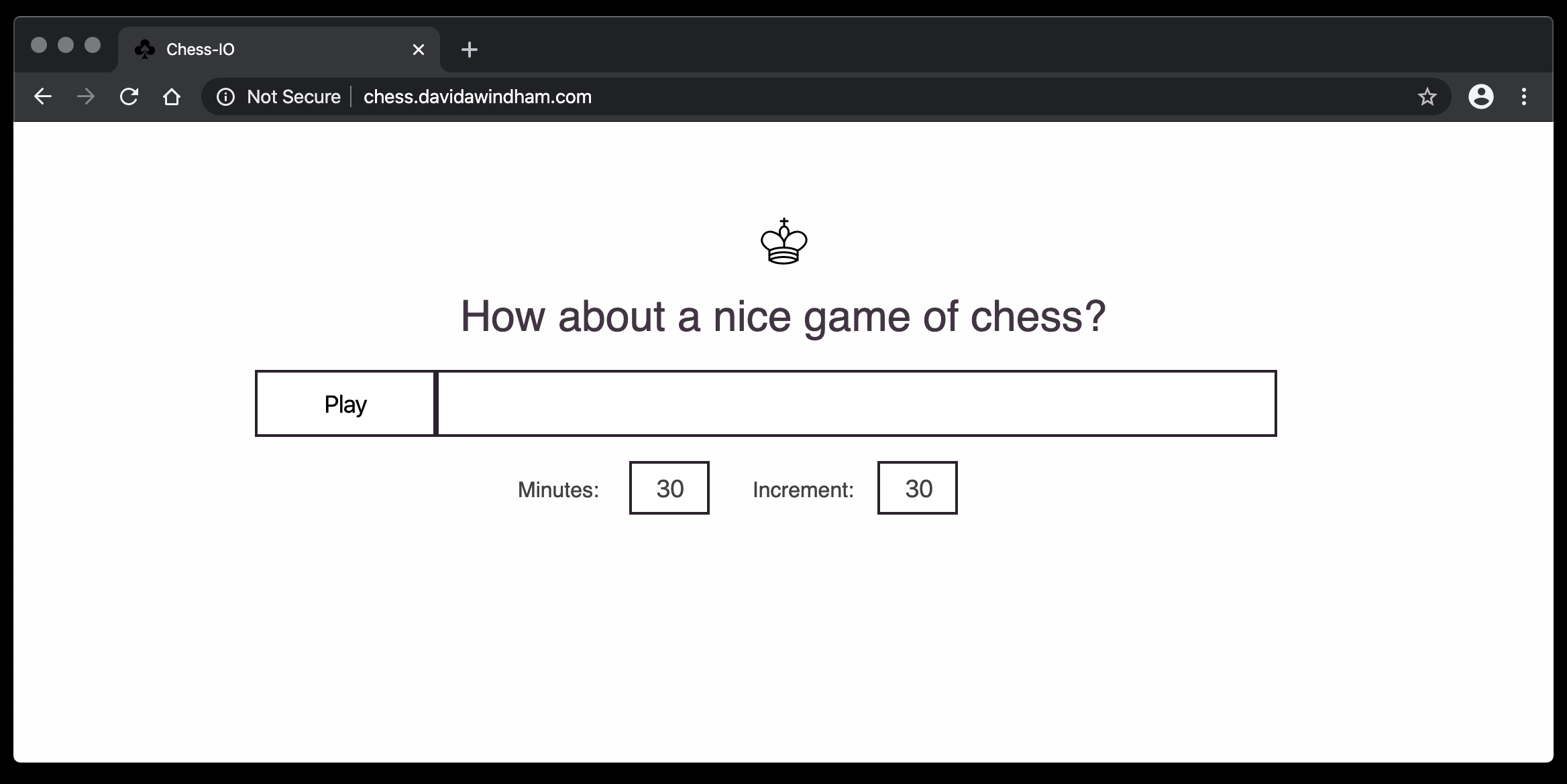 Shall We Play a Game of Chess?